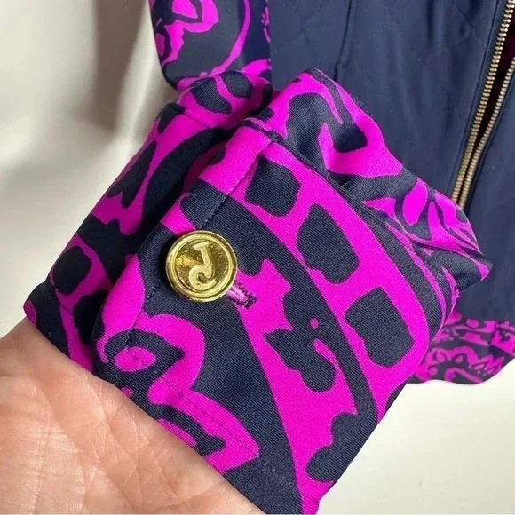 Jude Connally Long Sleeve Button Down Shirt and Quilted Vest Set Size Small - Picture 7 of 11